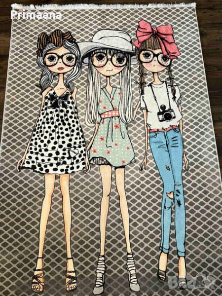 Ново!Детски Килим "Приятелки", снимка 1