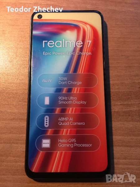 Макет на телефон  REALME 7 - за декорация във вашия дом, офис, магазин, снимка 1