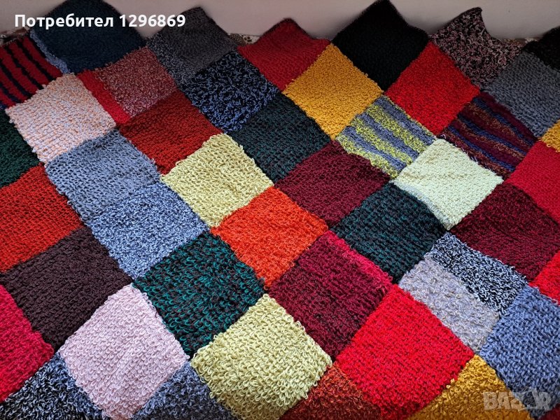 Покривки за легло, два броя, ръчно плетени / фъкани/, снимка 1