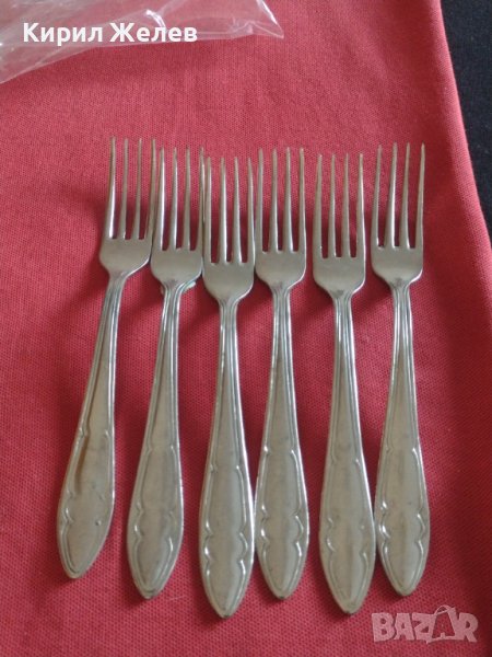 Лот комплект 6 броя вилици Българско производство от соца перфектно състояние 42177, снимка 1