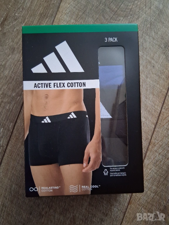р-р L;XXL Adidas комплект 3бр.боксерки, снимка 1