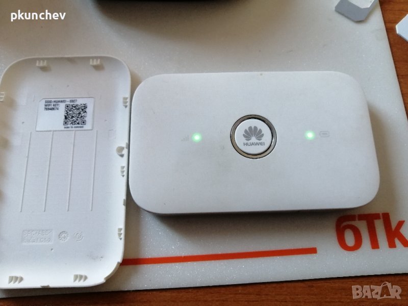 4G WiFi рутер /бисквитка/ Huawei E5573 ОТКЛЮЧЕНА, снимка 1