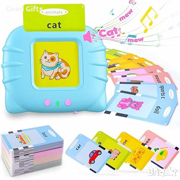 Детски карти за учене на английски думи със звукови ефекти, снимка 1