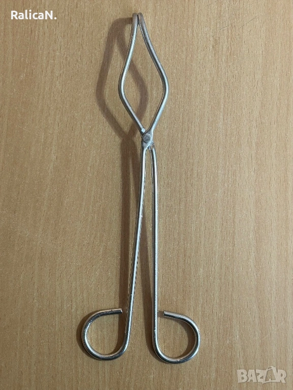 Лабораторна щипка за тигли, снимка 1