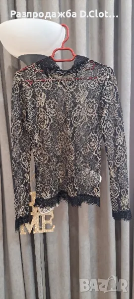 дантелена блузка за повод, снимка 1