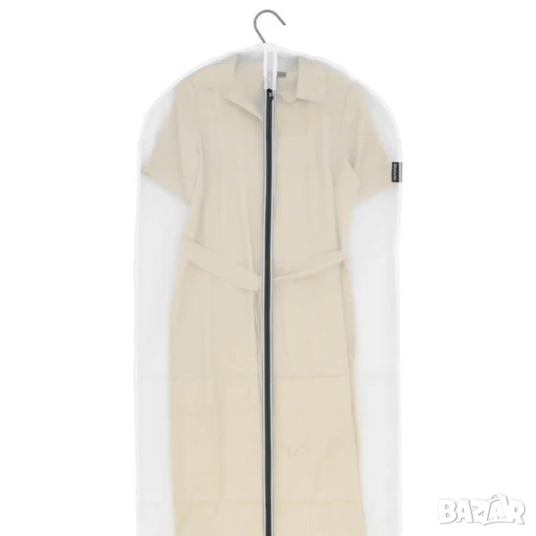 Комплект калъфи за дрехи Brabantia, paзмepи M/L/XL, Transparent/Grey, 2 броя, снимка 1