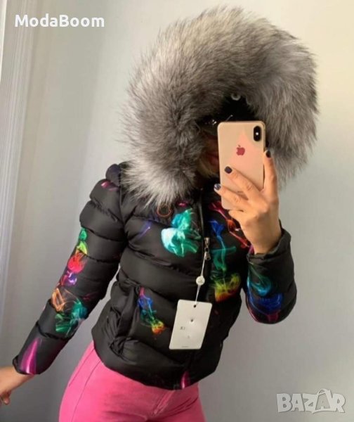 🔝Moncler стилно късо дамско зимно яке Монклер🔝, снимка 1