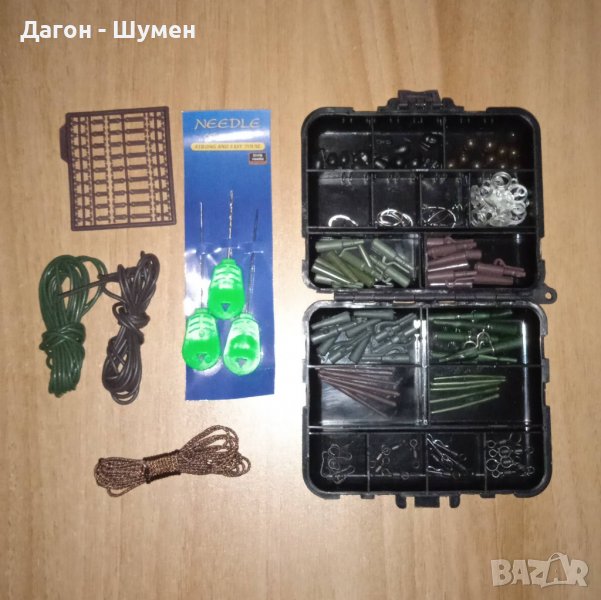 Кутия с монтажи за шарански риболов, снимка 1