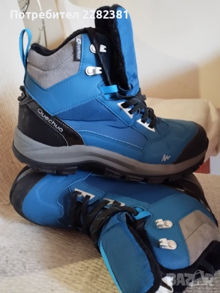 Продавам високи зимни обувки 41 номер, снимка 1