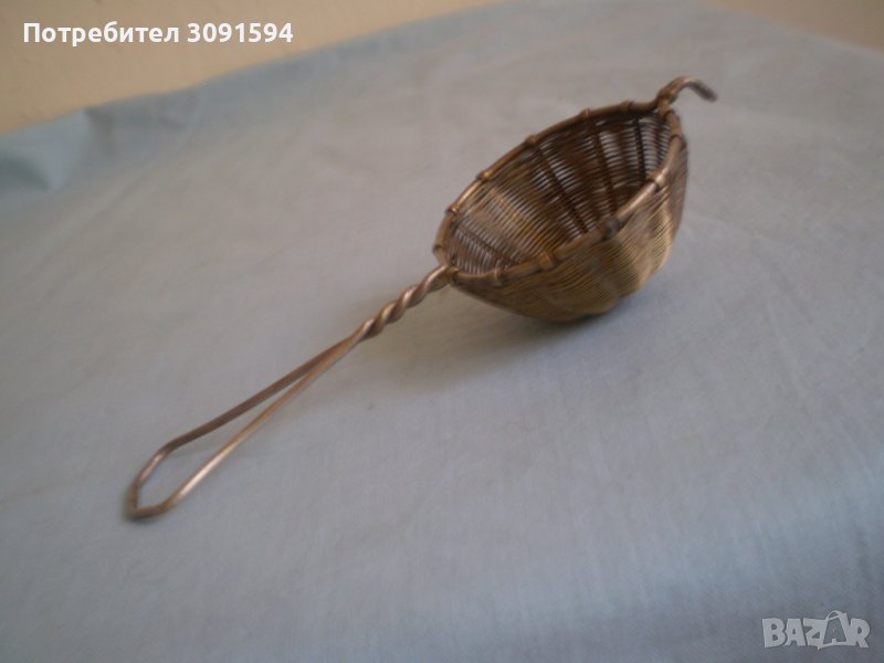 Винтич  цедка за чай  маркирана ръчно изработена, снимка 1