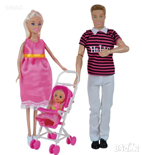 Кукла бременна със семейство S_1189675, снимка 1