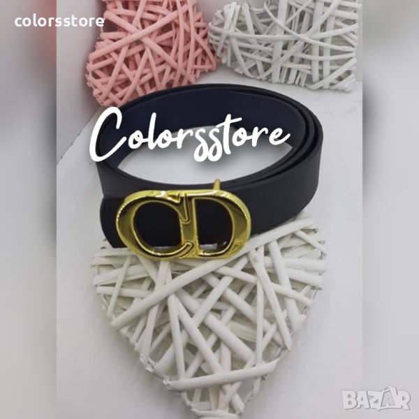 Черен колан  Cristian Dior кодVL126, снимка 1