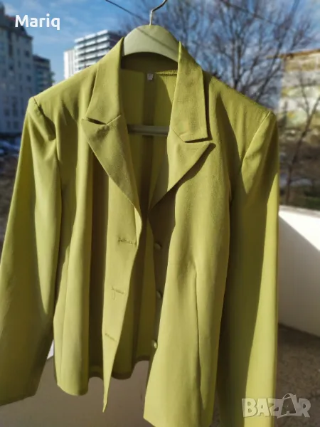 Дамско сако 42 номер дамска горна дреха зелено сако , снимка 1