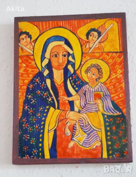 Коптска Богородица с Младенеца, снимка 1