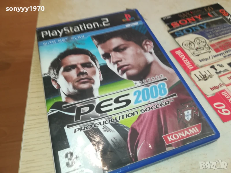SONY PS2 GAME-PES 2008 0806251739, снимка 1