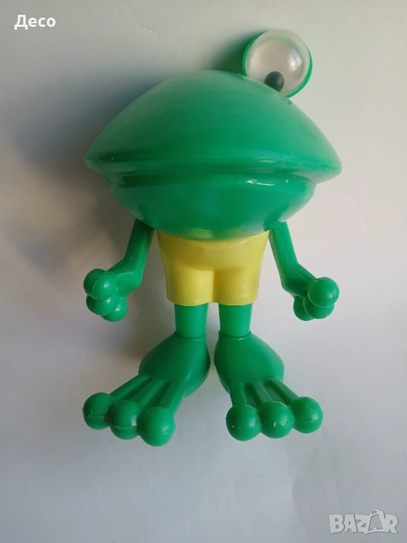 Стара голяма пластмасова играчка Жаба., снимка 1