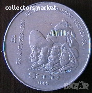 200 песо 1985, Мексико, снимка 1