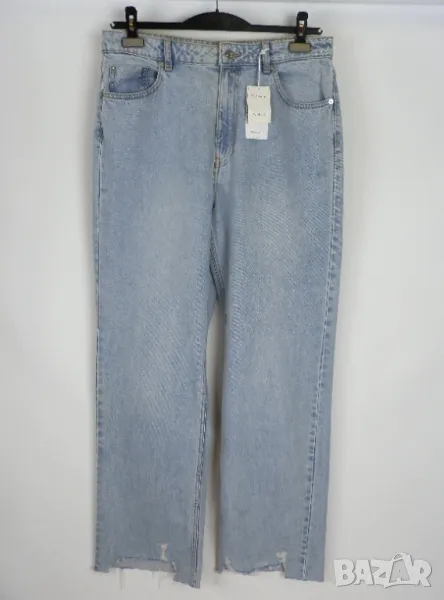 XL Интересни дънки с детайли по крачоли ( с етикет), снимка 1