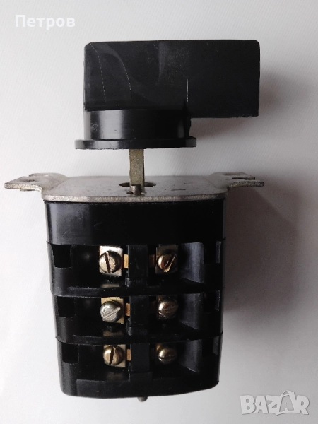 Кам-ключ 3-полюсен 25A 380V, ИЗРАБОТЕНО В НРБ, работещ, снимка 1