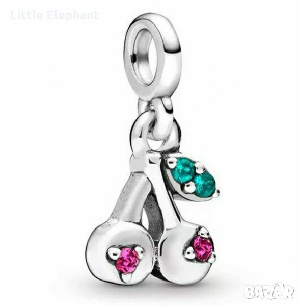 Висящ елемент"Моята сладост-Pandora me"/ черешки/нов, снимка 1