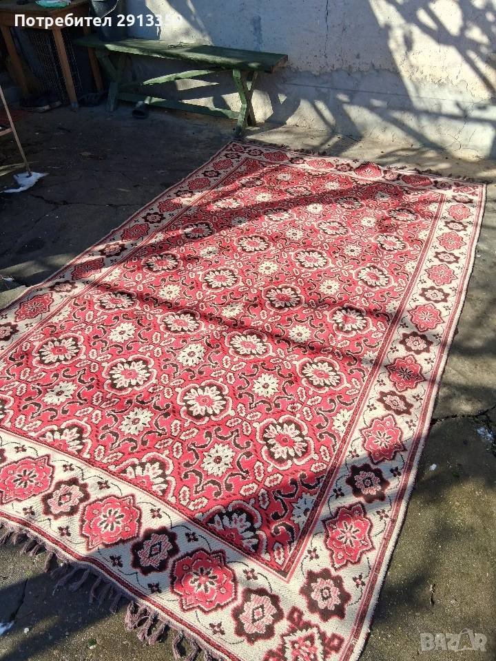 100 % вълнен килим 1, снимка 1