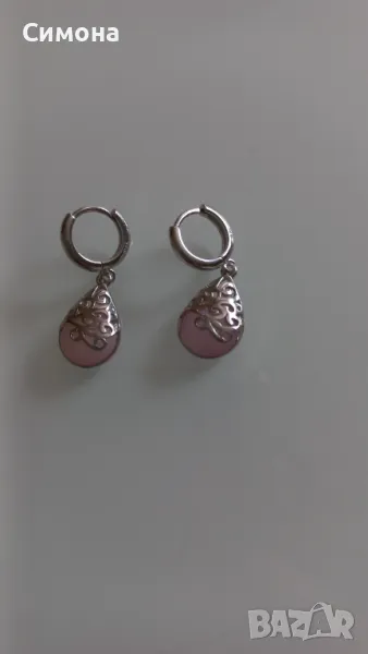 Сребърни обеци , снимка 1