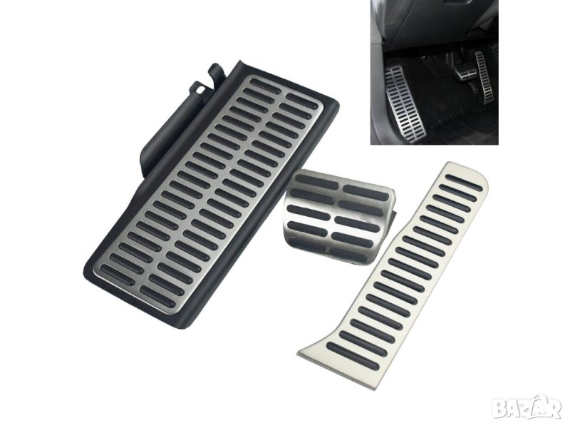 комплект метални спорни педали за VW passat B6 B7 CC R-Line автомат, снимка 1