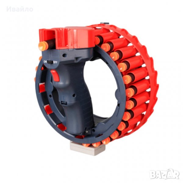 Детски пистолет със стрели и зареждаща се батерия - Код 4173, снимка 1