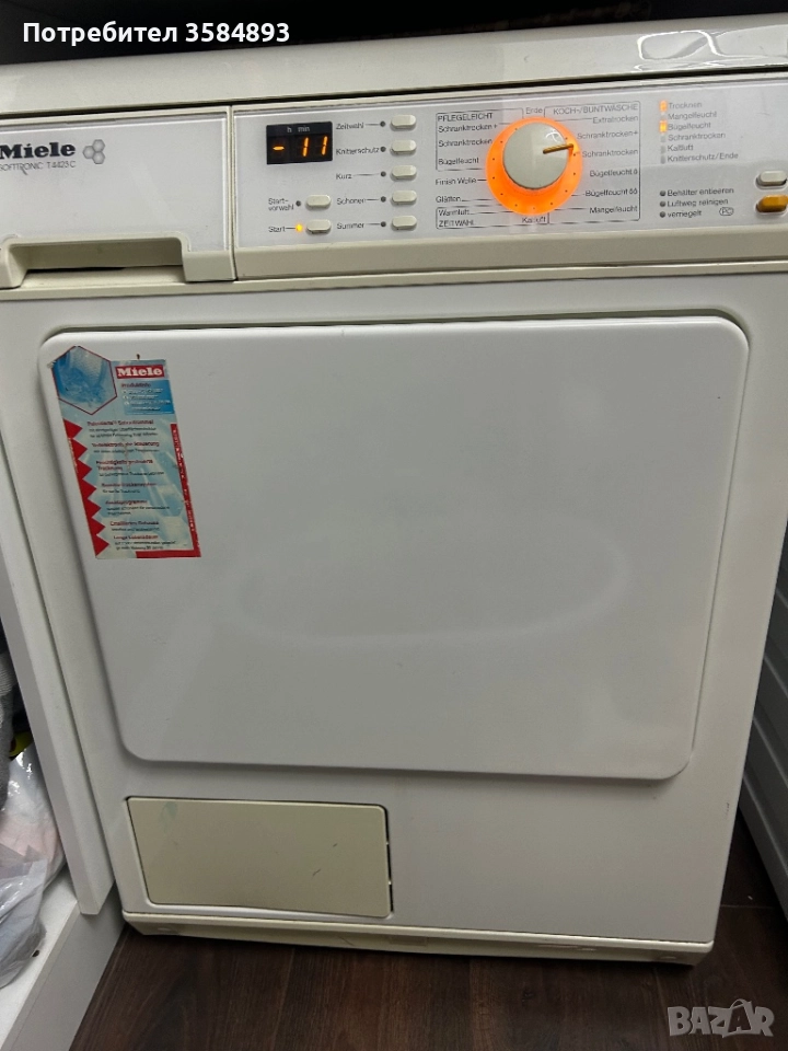 Продавам сушилня Miele Softtronic T4423 C, снимка 1