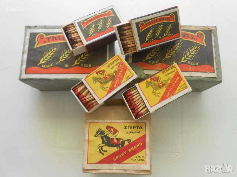 Кибрити СССР/USSR и Гръцки ''Антикварни'', снимка 1