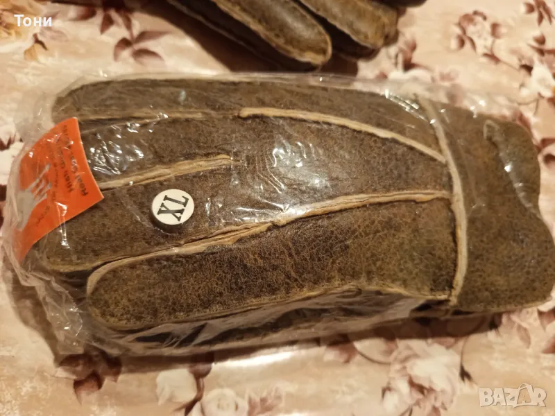 Нови Топли Мъжки Ръкавици Изцяло от Естествена Кожа XL, снимка 1