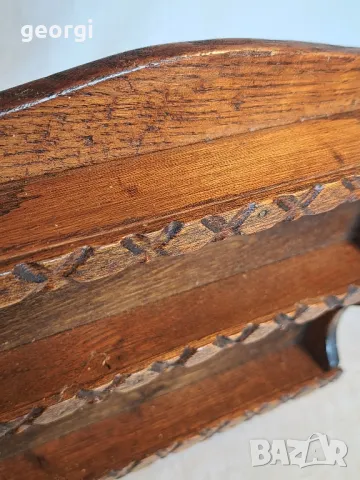 дървена мини етажерка за стена масив  22/3, снимка 6 - Етажерки - 49195370