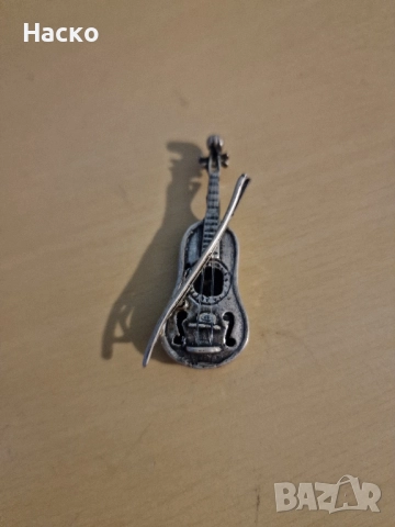 Сребърна цигулка миниатюра 800 