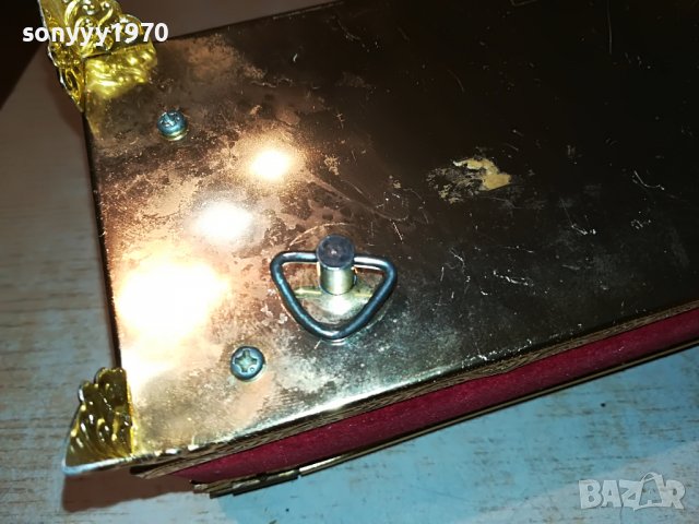 ЗЛАТНА МУЗИКАЛНА КУТИЯ ОТ АНГЛИЯ 2105222012, снимка 13 - Антикварни и старинни предмети - 36834486