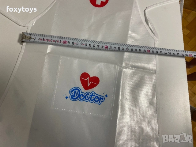 Малък доктор - комплект с престилка - в синьо, снимка 17 - Образователни игри - 53305162