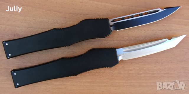 Автоматичен нож Microtech Halo 5 / танто /, снимка 2 - Ножове - 35595399