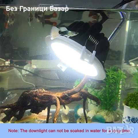 Нова таванска ламка 9W LED вграден плафон IP65 6000K Ø90mm отвор 80-85mm, снимка 5 - Други - 53567086