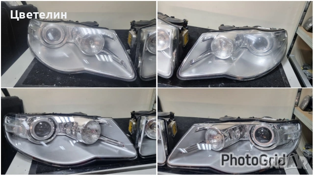 РЕЦИКЛИРАНЕ на фарове VW Tuareg remont reciklirane