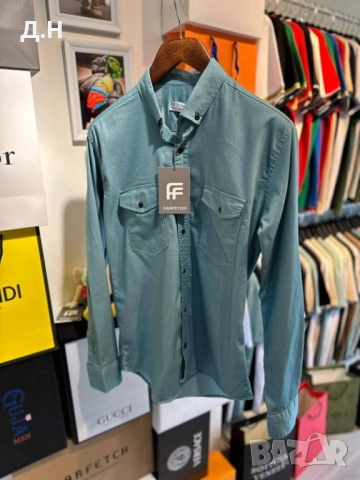 Мъжки памучни ризи, снимка 5 - Ризи - 51901042