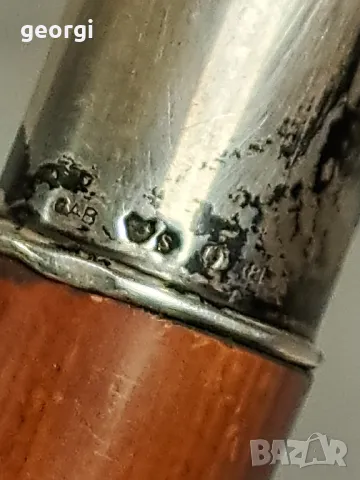 бастун със сребърна дръжка, снимка 9 - Антикварни и старинни предмети - 48362031