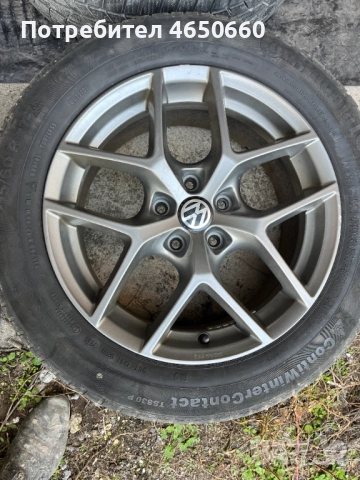 17 цолови алуминиеви джанти за VW, снимка 4 - Гуми и джанти - 52464001