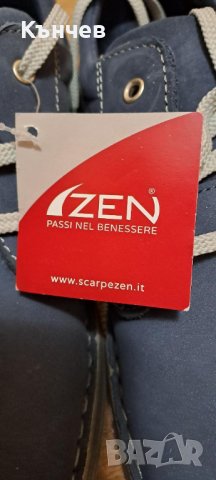 ZEN мъжки обувки, сини, размер 45 - НОВИ, снимка 8 - Спортно елегантни обувки - 43938727