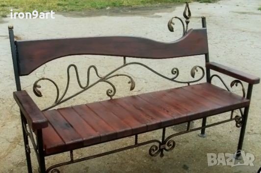 маси , пейки и столове от ковано желязо, снимка 11 - Други - 40346178