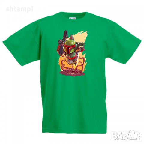 Детска тениска Star Wars Boba Fett Star Wars,Игра,Изненада,Подарък,, снимка 4 - Детски Блузи и туники - 36658532