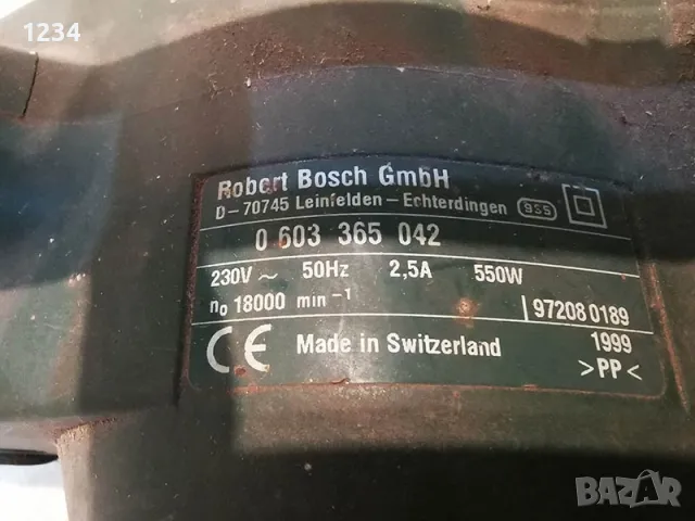 Електрическо ренде Bosch PHO 16-82 550W, снимка 3 - Други инструменти - 48050284