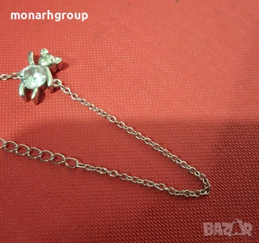 Сребърна гривна, снимка 4 - Гривни - 53609571