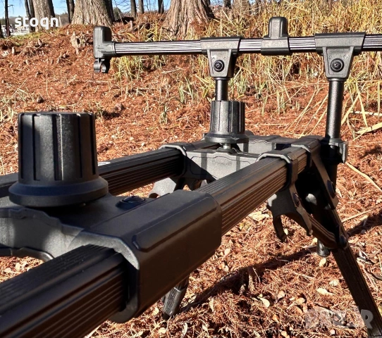 Шаранджйиска стойка за 3 броя въдици , снимка 9 - Такъми - 53004525