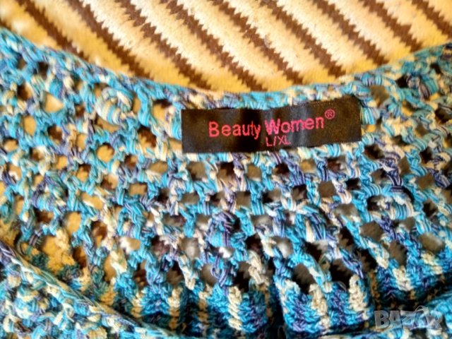 Интересна блузка с прилеп ръкав, снимка 2 - Корсети, бюстиета, топове - 12659969