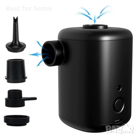 Преносима електрическа въздушна помпа , надуване и изпускане на въздух, снимка 4 - Друга електроника - 51559735