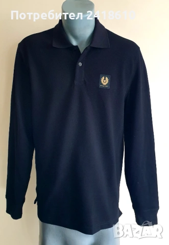 Belstaff Pique Cotton POLO  Mens Size  M НОВО! ОРИГИНАЛ! Мъжка Блуза!, снимка 7 - Блузи - 53383355
